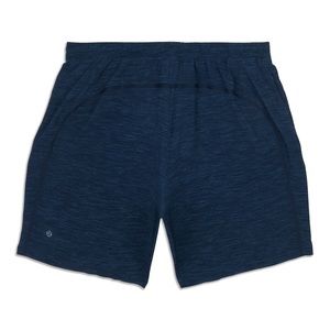 Lululemon Pace Breaker Shorts in Heathered Navy
